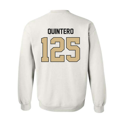 Purdue - NCAA Wrestling : Isaiah Quintero - Classic Shersey Crewneck Sweatshirt-1