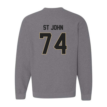 Purdue - NCAA Football : Jalen St John - Classic Shersey Crewneck Sweatshirt-1