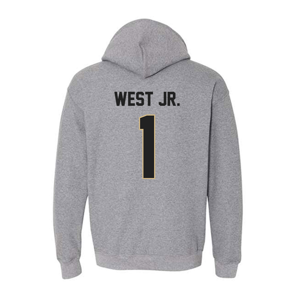 Purdue - NCAA Men's Basketball : Antione West Jr. - Classic Shersey Hooded Sweatshirt-1