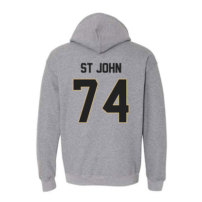 Purdue - NCAA Football : Jalen St John - Classic Shersey Hooded Sweatshirt-1