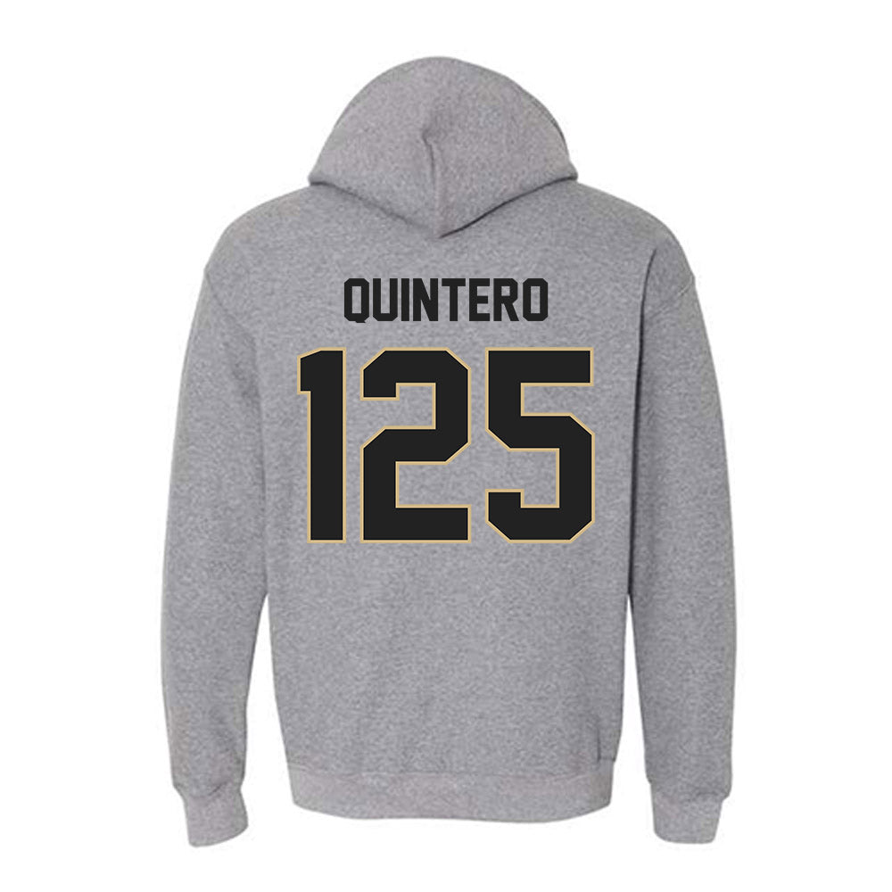 Purdue - NCAA Wrestling : Isaiah Quintero - Classic Shersey Hooded Sweatshirt-1