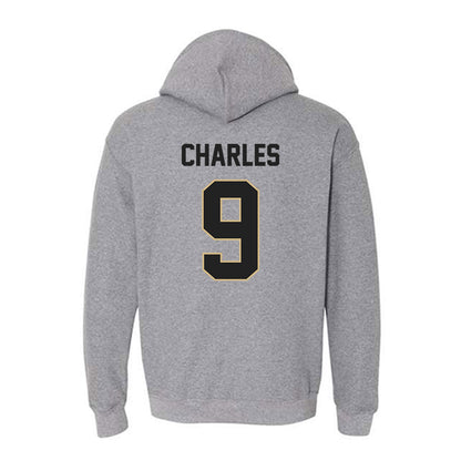 Purdue - NCAA Women's Volleyball : Dior Charles - Classic Shersey Hooded Sweatshirt-1
