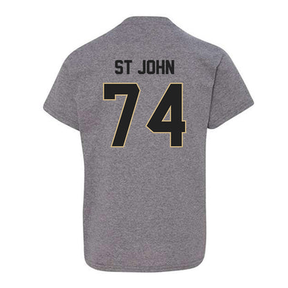 Purdue - NCAA Football : Jalen St John - Classic Shersey Youth T-Shirt-1