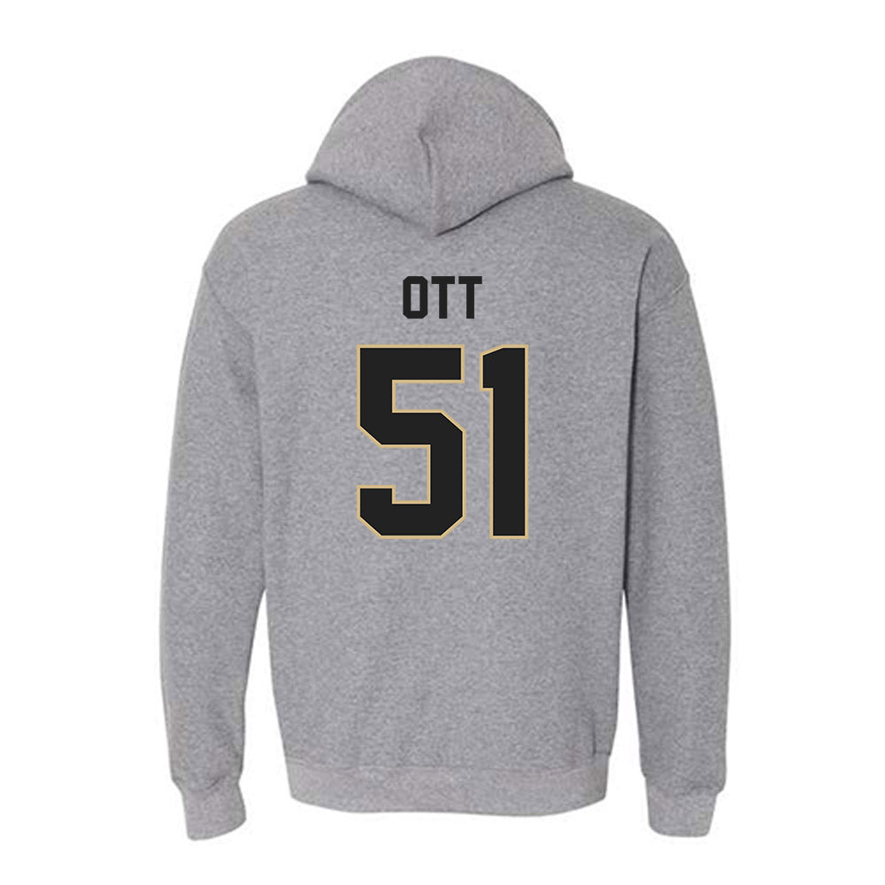 Purdue - NCAA Football : Jaxon Ott - Classic Shersey Hooded Sweatshirt-1