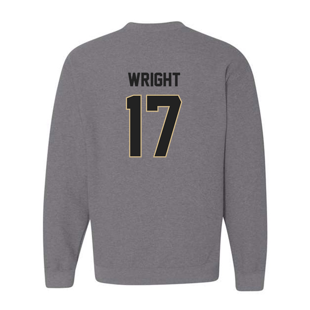 Purdue - NCAA Football : Traveon Wright - Classic Shersey Crewneck Sweatshirt-1