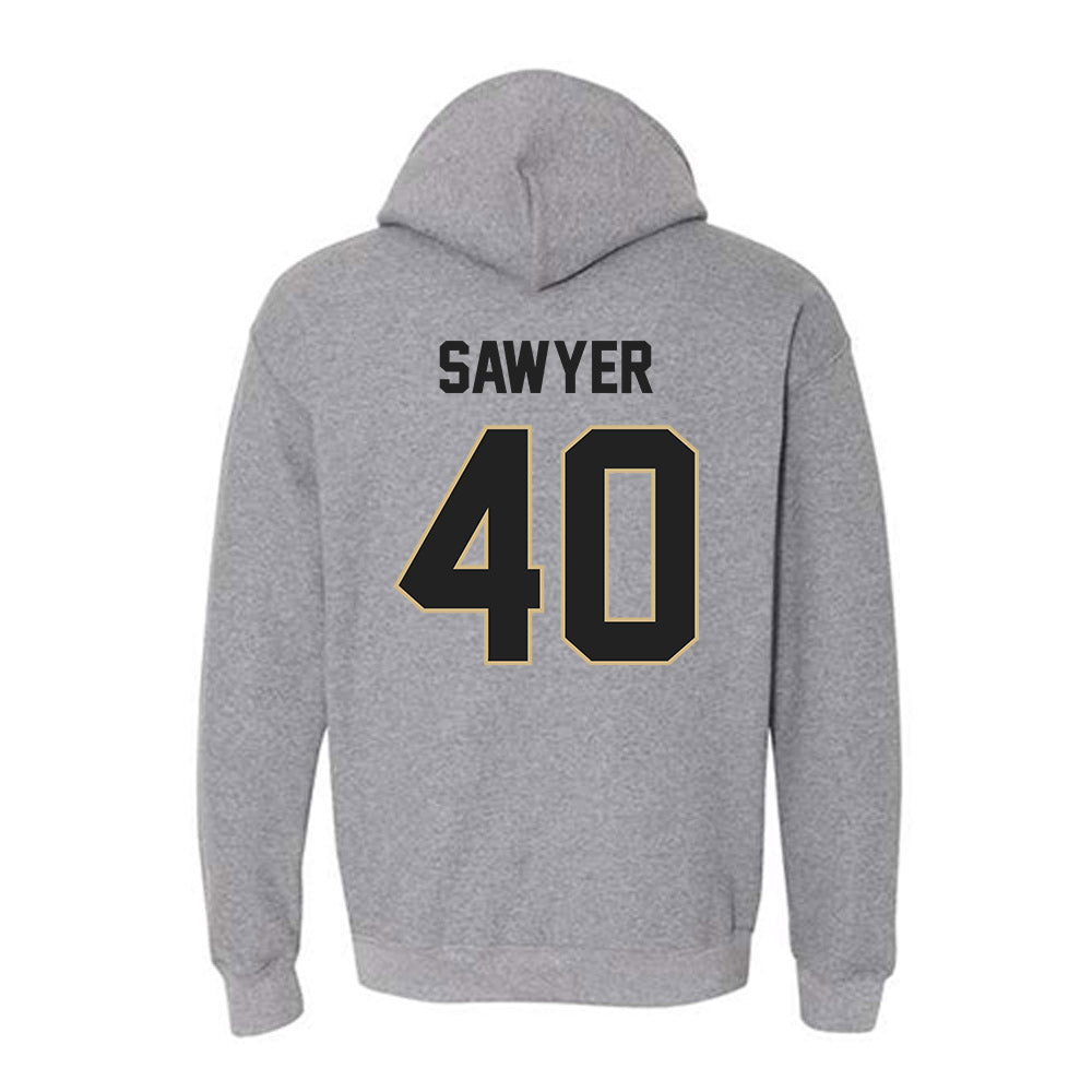 Purdue - NCAA Baseball : Barron Sawyer - Classic Shersey Hooded Sweatshirt-1