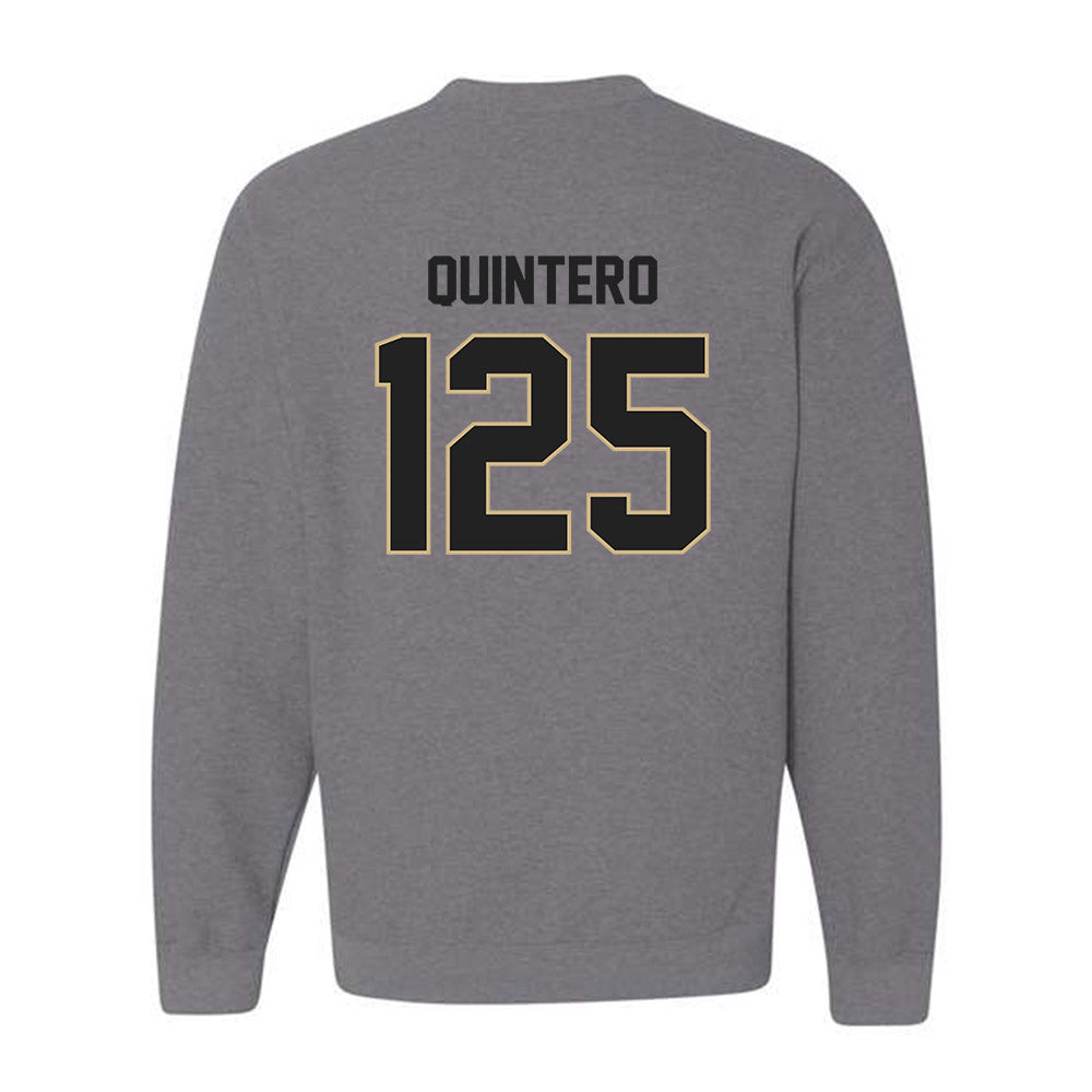 Purdue - NCAA Wrestling : Isaiah Quintero - Classic Shersey Crewneck Sweatshirt-1