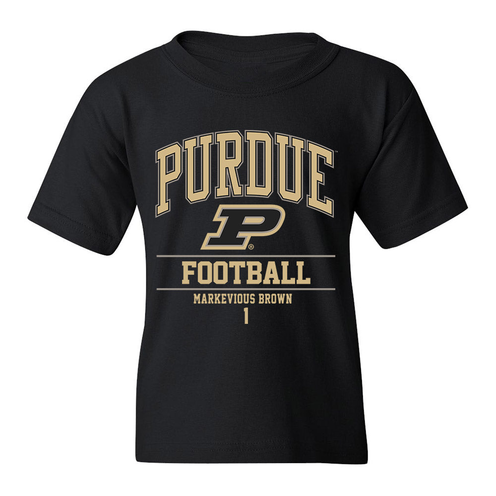 Purdue - NCAA Football : Markevious Brown - Classic Fashion Shersey Youth T-Shirt