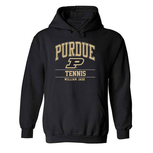 Purdue - NCAA Men's Tennis : William Jade - Classic Fashion Shersey Hooded Sweatshirt