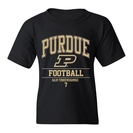 Purdue - NCAA Football : Salim Turner-Muhammad - Classic Fashion Shersey Youth T-Shirt