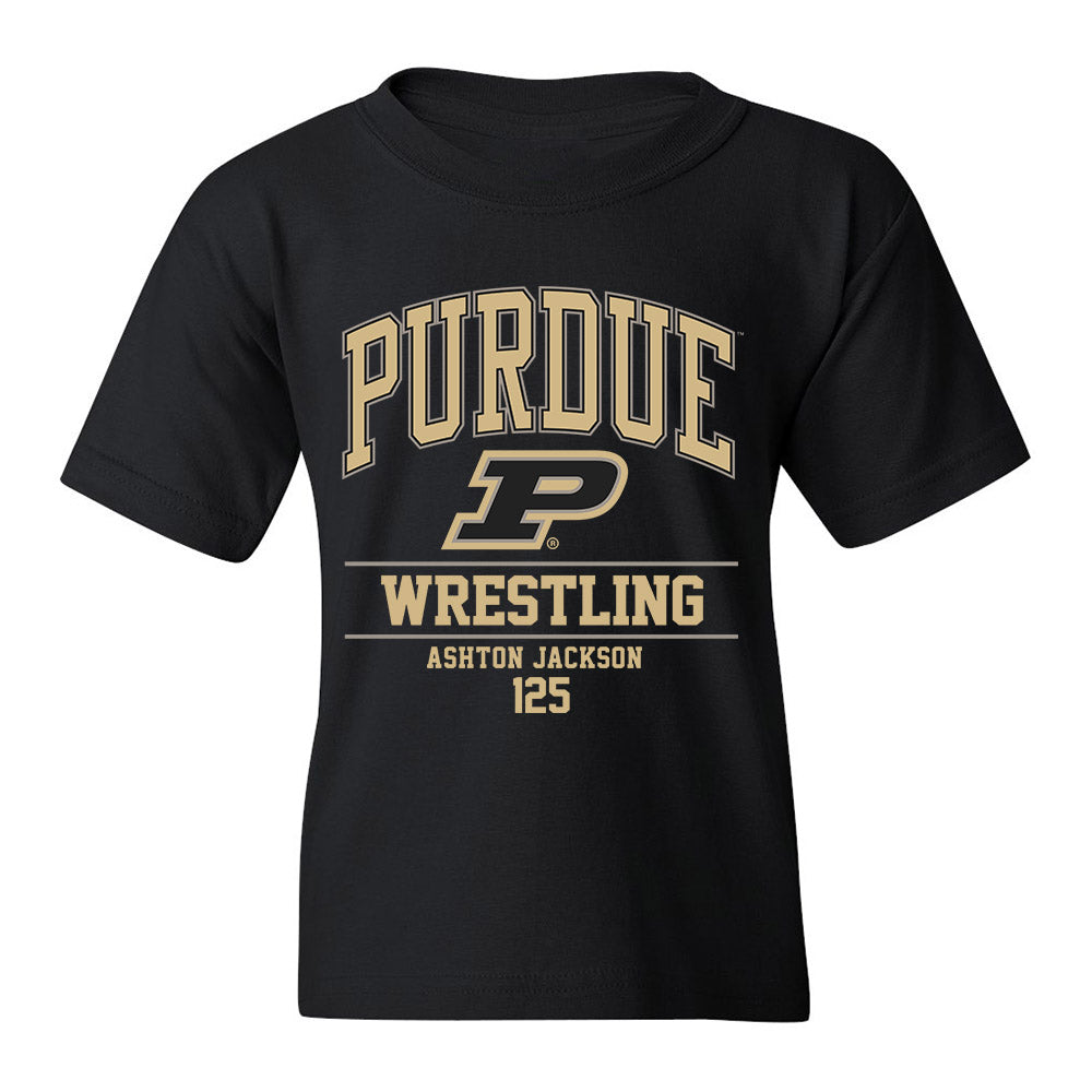 Purdue - NCAA Wrestling : Ashton Jackson - Classic Fashion Shersey Youth T-Shirt