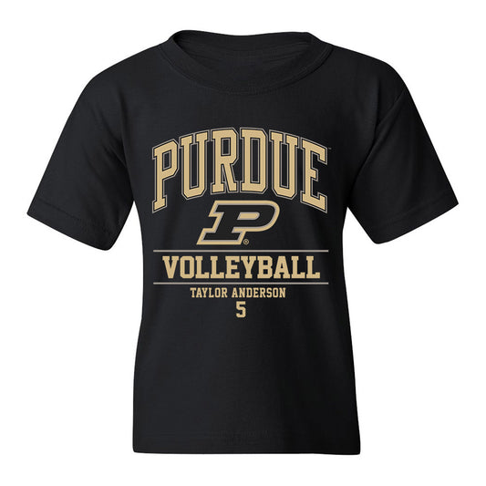 Purdue - NCAA Women's Volleyball : Taylor Anderson - Classic Fashion Shersey Youth T-Shirt