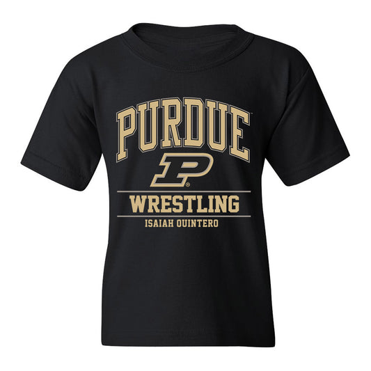 Purdue - NCAA Wrestling : Isaiah Quintero - Classic Fashion Shersey Youth T-Shirt