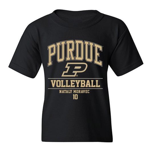 Purdue - NCAA Women's Volleyball : Nataly Moravec - Classic Fashion Shersey Youth T-Shirt-0