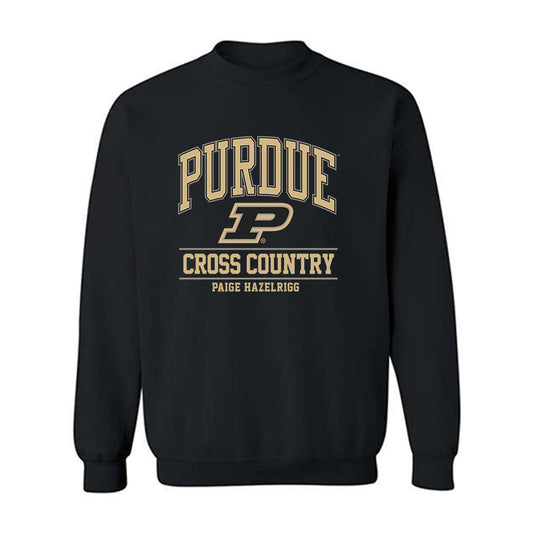 Purdue - NCAA Women's Cross Country : Paige Hazelrigg - Classic Fashion Shersey Crewneck Sweatshirt-0