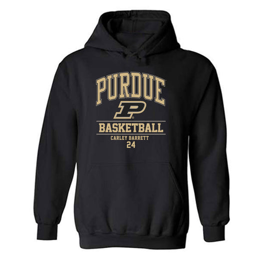 Purdue - NCAA Women's Basketball : Carley Barrett - Classic Fashion Shersey Hooded Sweatshirt-0