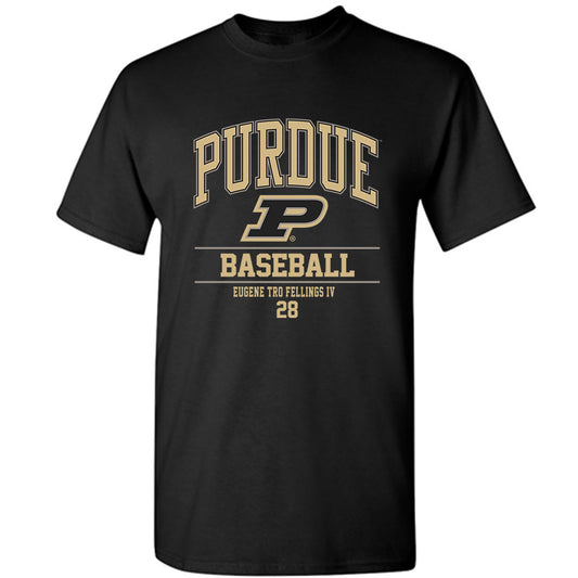 Purdue - NCAA Baseball : Eugene Tro Fellings IV - Classic Fashion Shersey T-Shirt-0