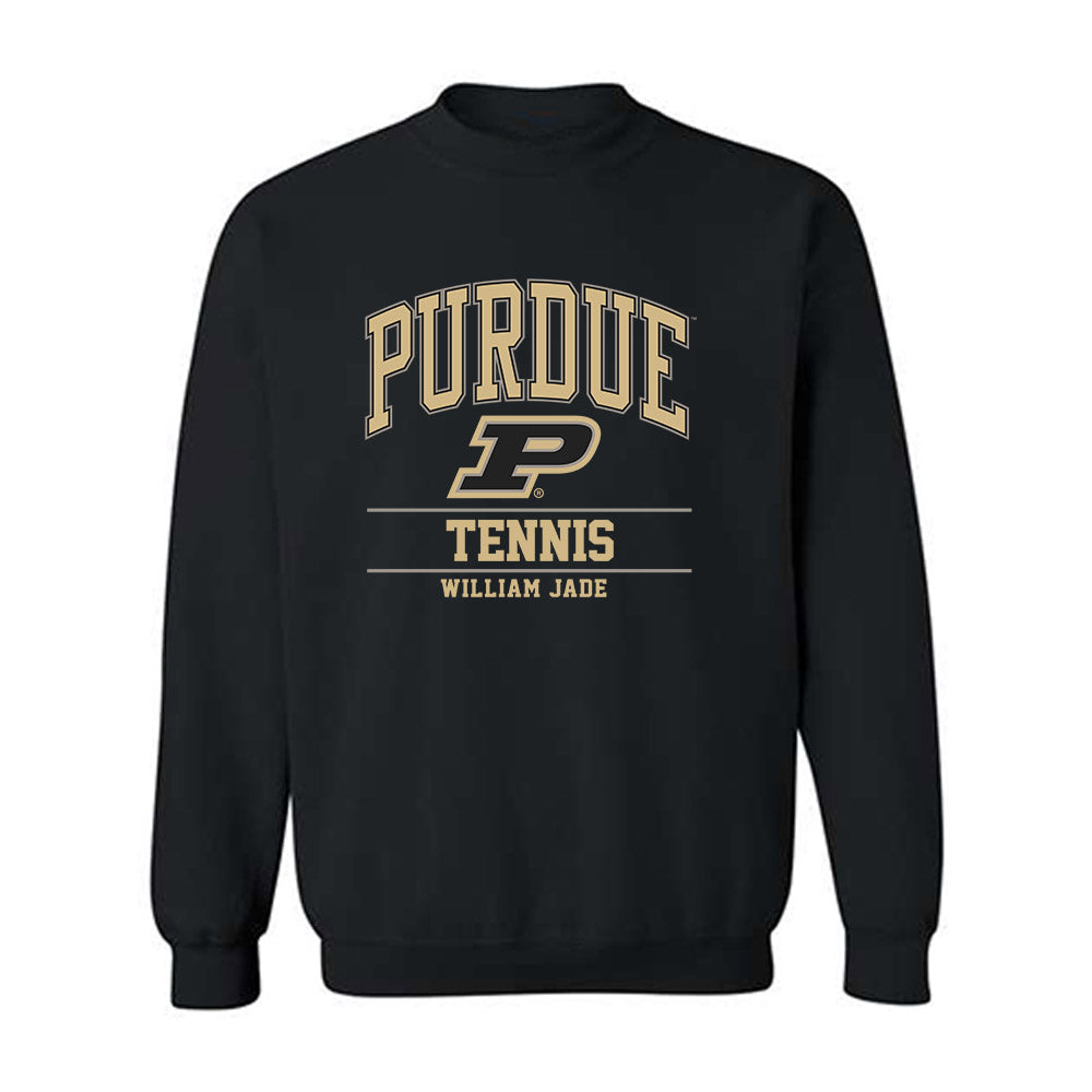 Purdue - NCAA Men's Tennis : William Jade - Classic Fashion Shersey Crewneck Sweatshirt