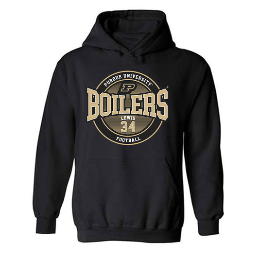 Purdue - NCAA Football : Damarjhe Lewis - Classic Fashion Shersey Hooded Sweatshirt