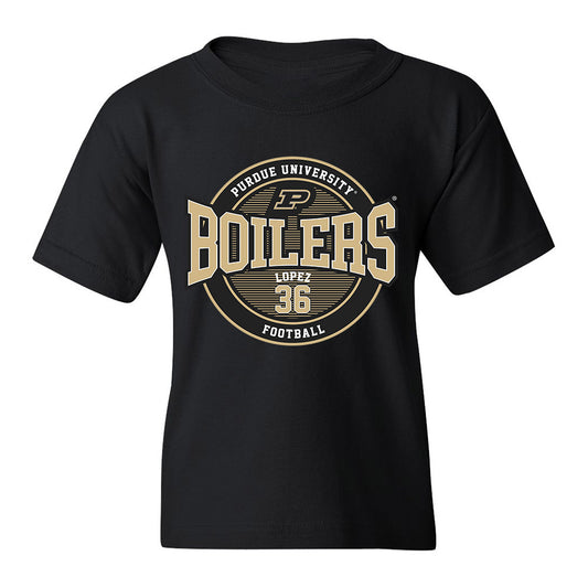 Purdue - NCAA Football : RJ Lopez - Classic Fashion Shersey Youth T-Shirt