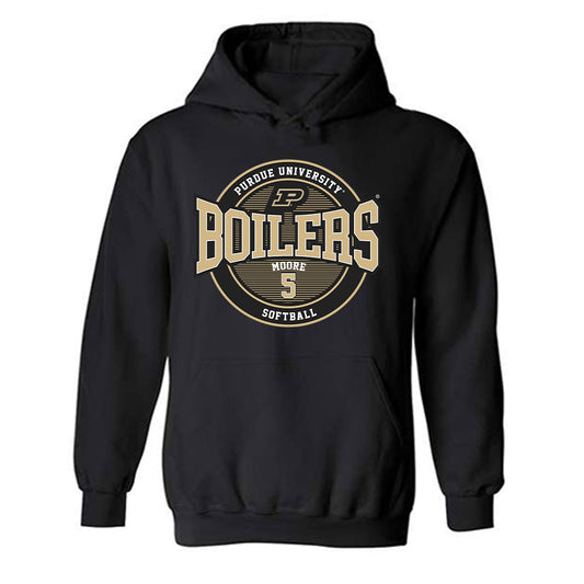 Purdue - NCAA Softball : Anna Moore - Classic Fashion Shersey Hooded Sweatshirt-0