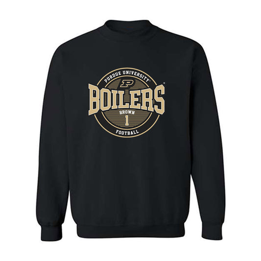 Purdue - NCAA Football : Markevious Brown - Classic Fashion Shersey Crewneck Sweatshirt