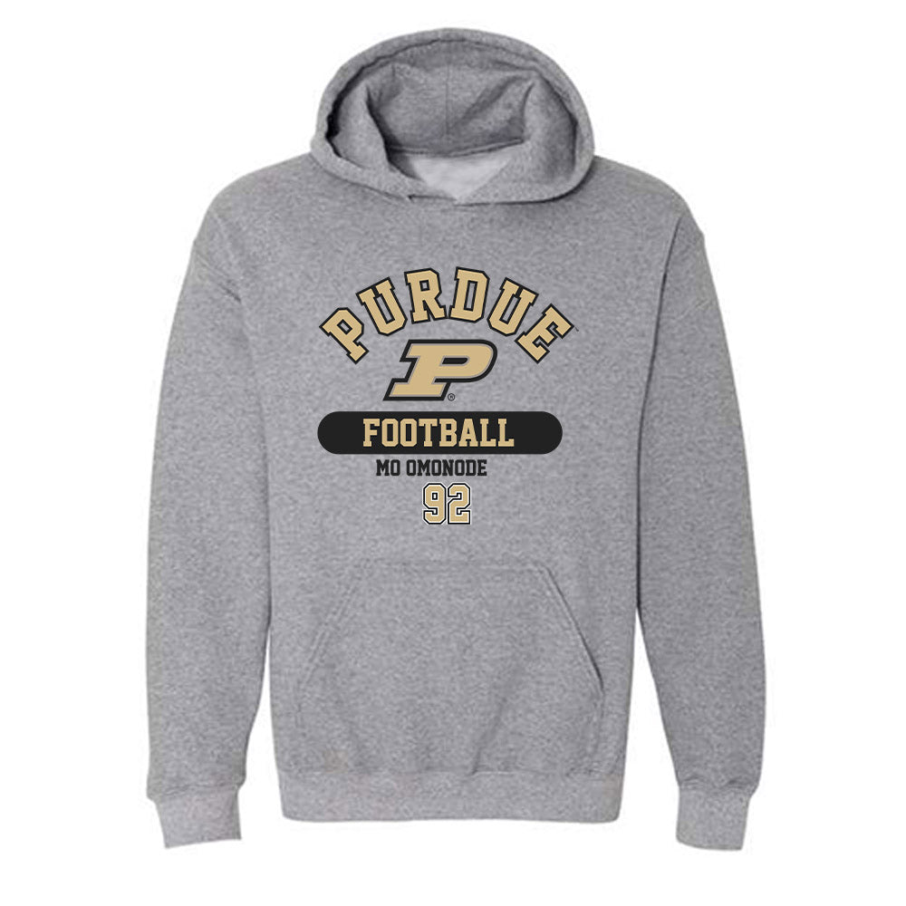 Purdue - NCAA Football : Mo Omonode - Classic Fashion Shersey Hooded Sweatshirt