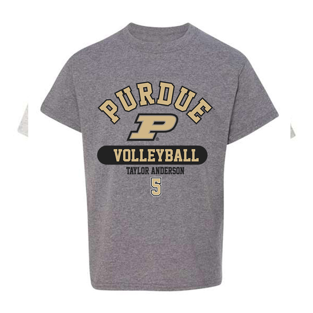 Purdue - NCAA Women's Volleyball : Taylor Anderson - Classic Fashion Shersey Youth T-Shirt