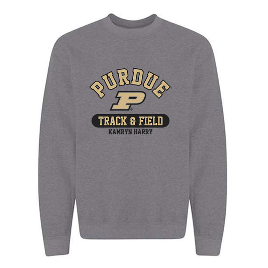 Purdue - NCAA Men's Track & Field : Kamryn Harry - Classic Fashion Shersey Crewneck Sweatshirt-0