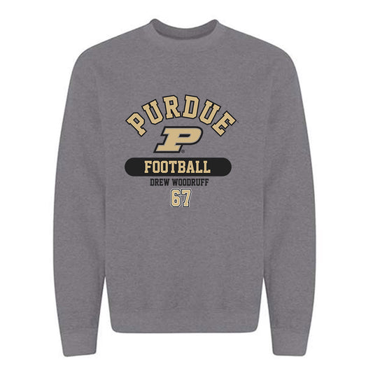 Purdue - NCAA Football : Drew Woodruff - Classic Fashion Shersey Crewneck Sweatshirt