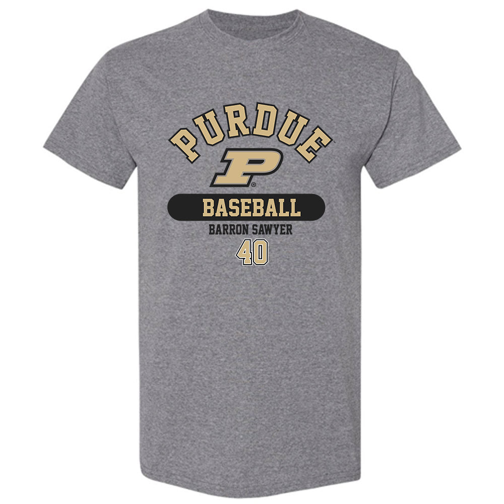 Purdue - NCAA Baseball : Barron Sawyer - Classic Fashion Shersey T-Shirt-0