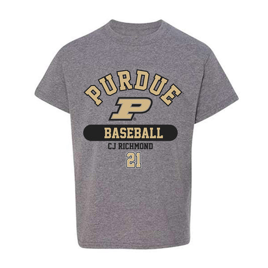 Purdue - NCAA Baseball : CJ Richmond - Classic Fashion Shersey Youth T-Shirt-0