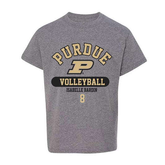 Purdue - NCAA Women's Volleyball : Isabelle Bardin - Classic Fashion Shersey Youth T-Shirt-0