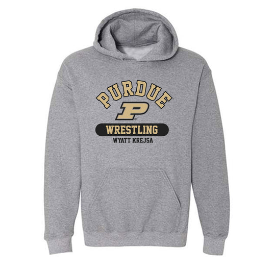 Purdue - NCAA Wrestling : Wyatt Krejsa - Classic Fashion Shersey Hooded Sweatshirt