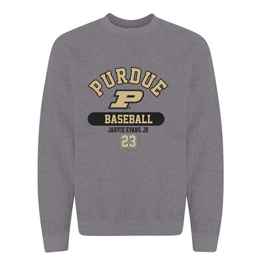 Purdue - NCAA Baseball : Jarvis Evans Jr - Classic Fashion Shersey Crewneck Sweatshirt-0