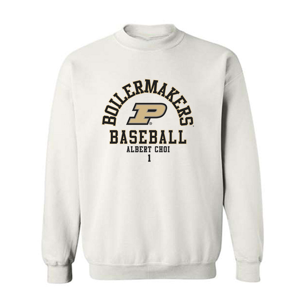 Purdue - NCAA Baseball : Albert Choi - Classic Fashion Shersey Crewneck Sweatshirt