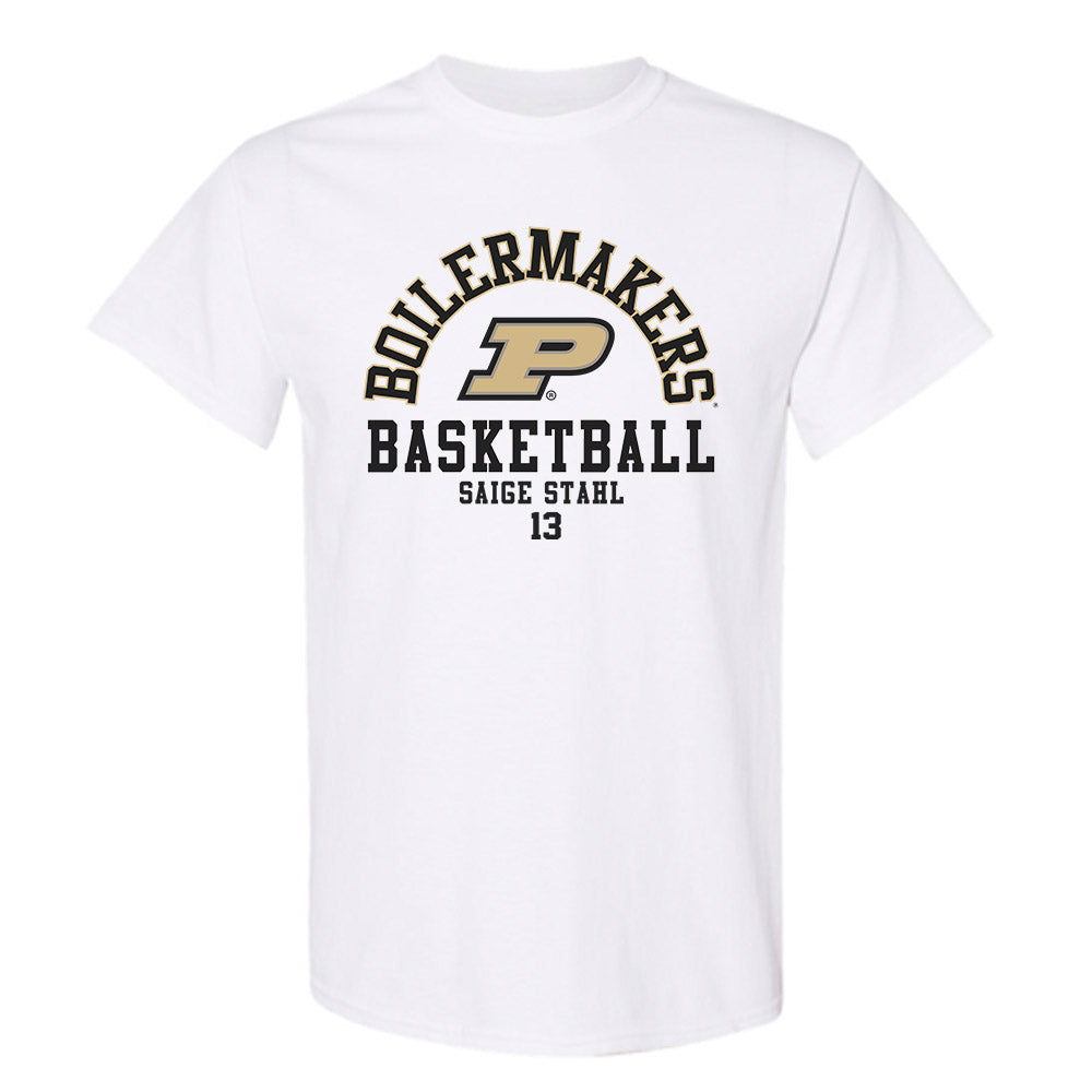 Purdue - NCAA Women's Basketball : Saige Stahl - Classic Fashion Shersey T-Shirt-0