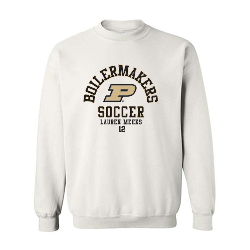 Purdue - NCAA Women's Soccer : Lauren Meeks - Classic Fashion Shersey Crewneck Sweatshirt