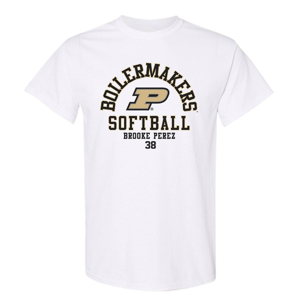 Purdue - NCAA Softball : Brooke Perez - Classic Fashion Shersey T-Shirt-0