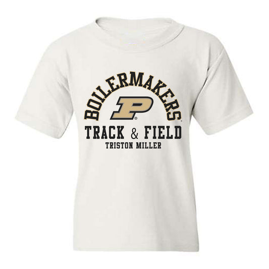 Purdue - NCAA Men's Track & Field : Triston Miller - Classic Fashion Shersey Youth T-Shirt-0