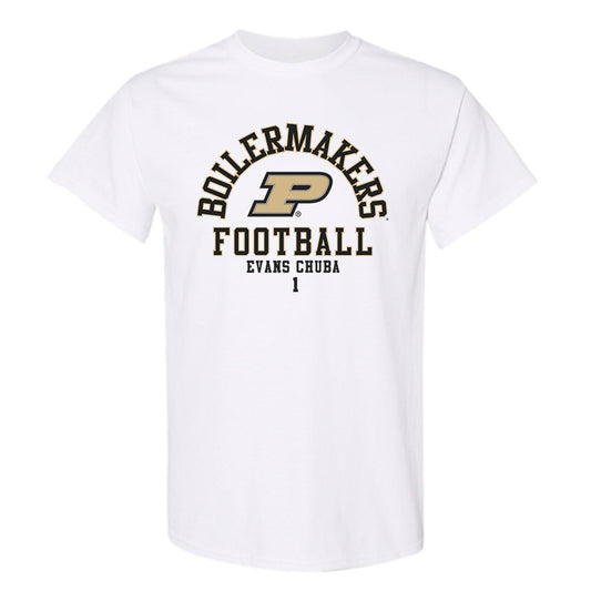 Purdue - NCAA Football : Evans Chuba - Classic Fashion Shersey T-Shirt-0