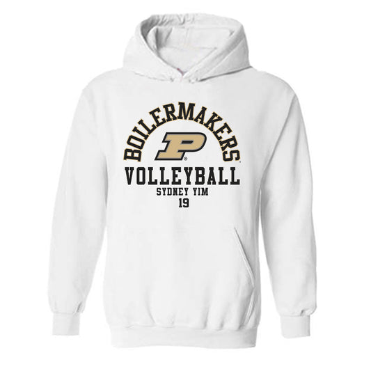 Purdue - NCAA Women's Volleyball : Sydney Yim - Classic Fashion Shersey Hooded Sweatshirt