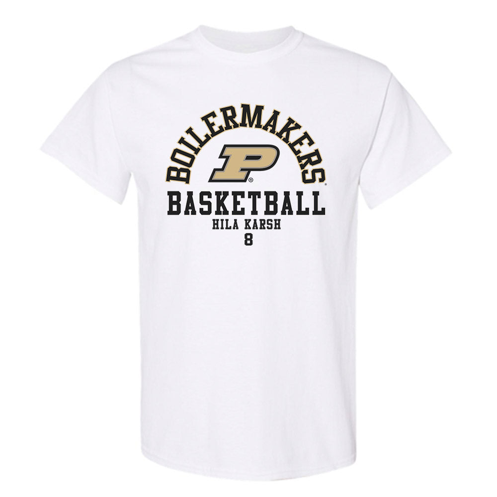 Purdue - NCAA Women's Basketball : Hila Karsh - Classic Fashion Shersey T-Shirt-0