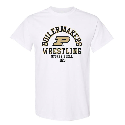 Purdue - NCAA Wrestling : Stoney Buell - Classic Fashion Shersey T-Shirt-0