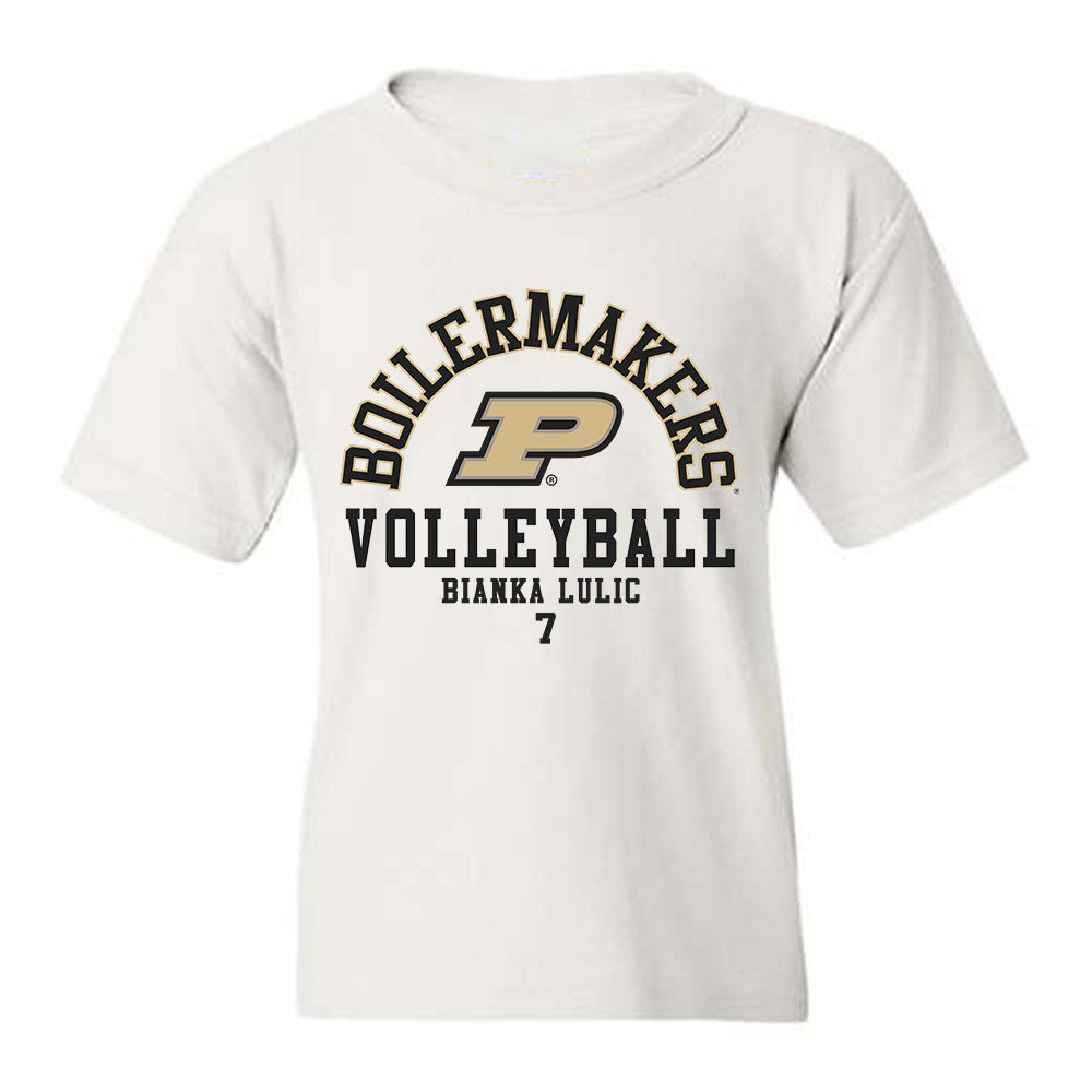 Purdue - NCAA Women's Volleyball : Bianka Lulic - Classic Fashion Shersey Youth T-Shirt-0