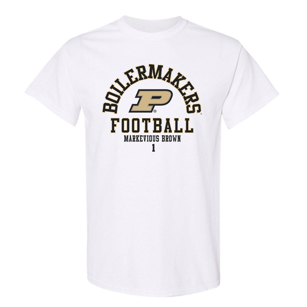 Purdue - NCAA Football : Markevious Brown - Classic Fashion Shersey T-Shirt