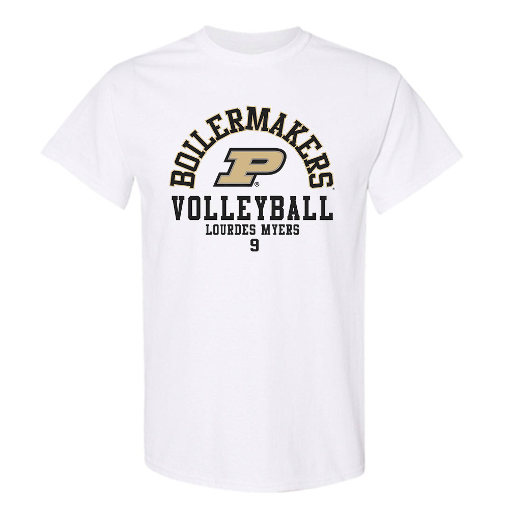 Purdue - NCAA Women's Volleyball : Lourdes Myers - Classic Fashion Shersey T-Shirt