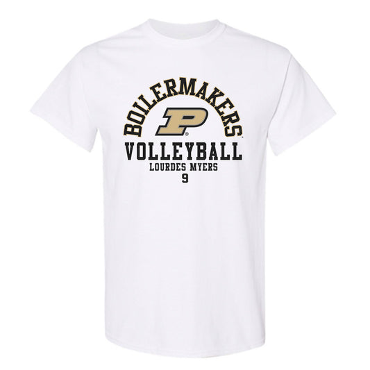 Purdue - NCAA Women's Volleyball : Lourdes Myers - Classic Fashion Shersey T-Shirt