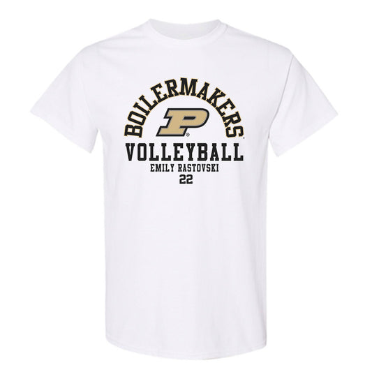 Purdue - NCAA Women's Volleyball : Emily Rastovski - Classic Fashion Shersey T-Shirt