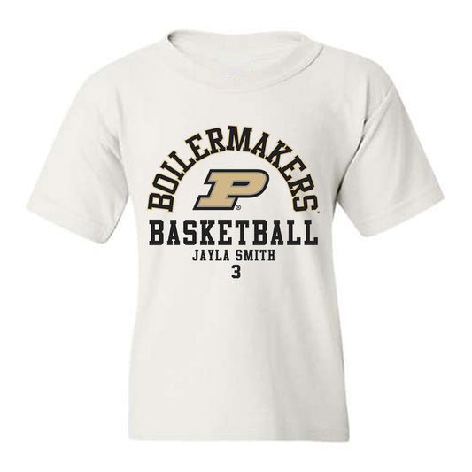 Purdue - NCAA Women's Basketball : Jayla Smith - Classic Fashion Shersey Youth T-Shirt-0